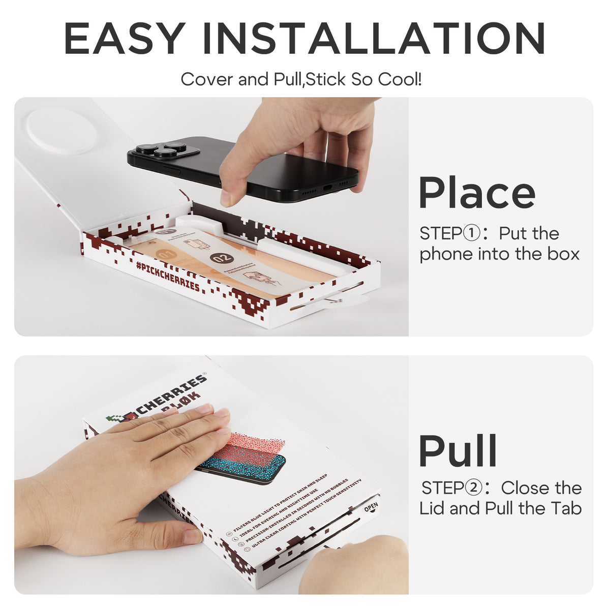 Cherries BLØK Screen Protector