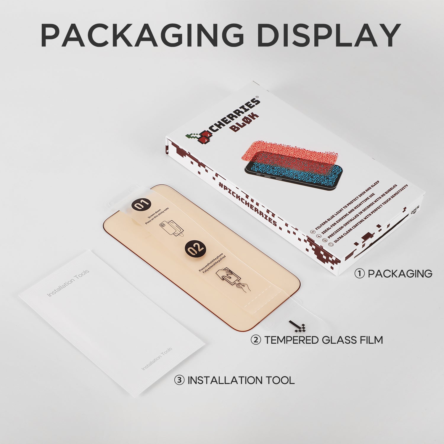 Cherries BLØK Screen Protector