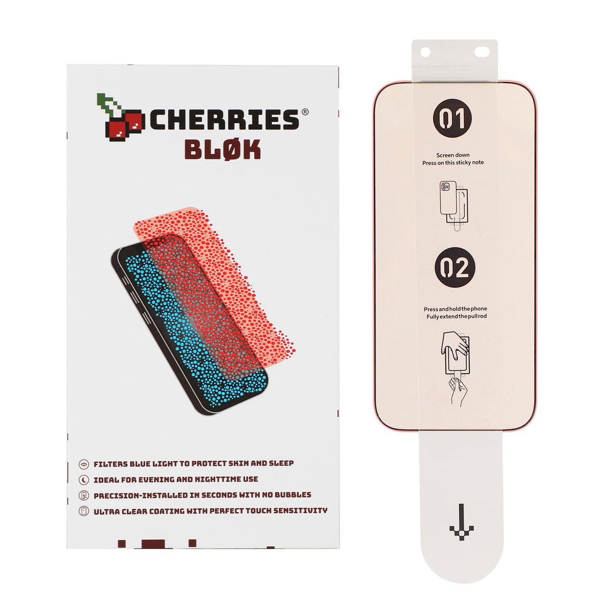 Cherries BLØK Screen Protector