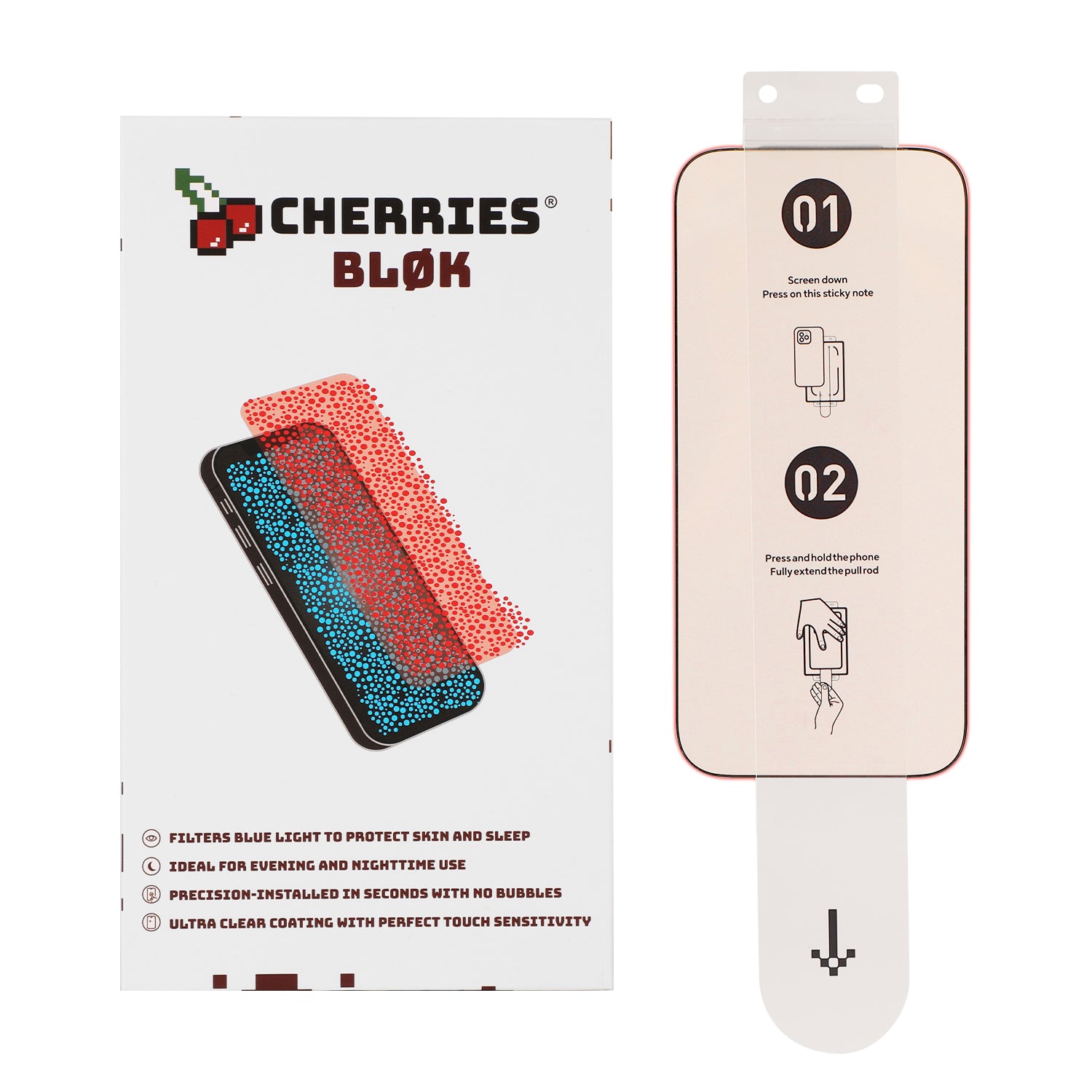 Cherries BLØK Screen Protector