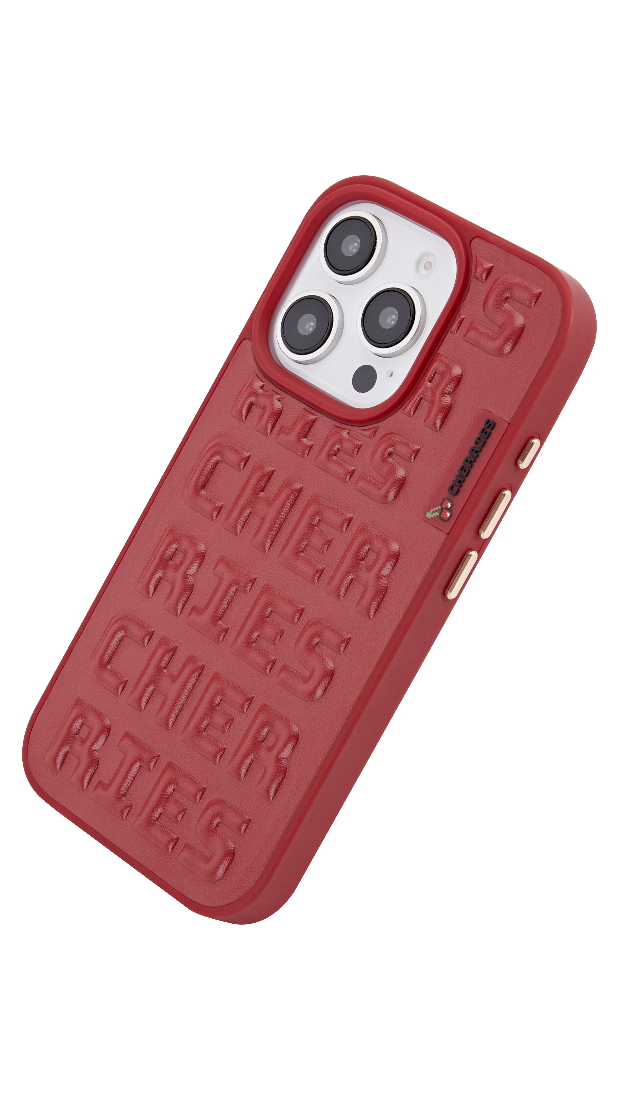 CHERRIES Free Hand Lanyard Case – Cherry Red