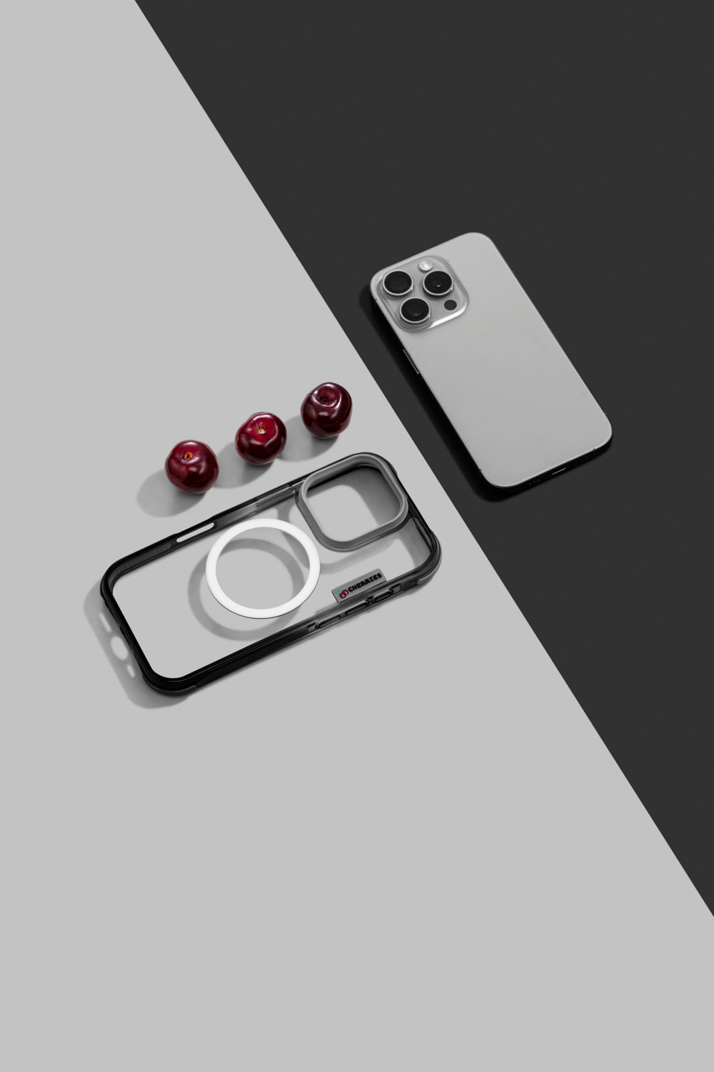 CHERRIES Defender MagSafe Case – Thunder Gray