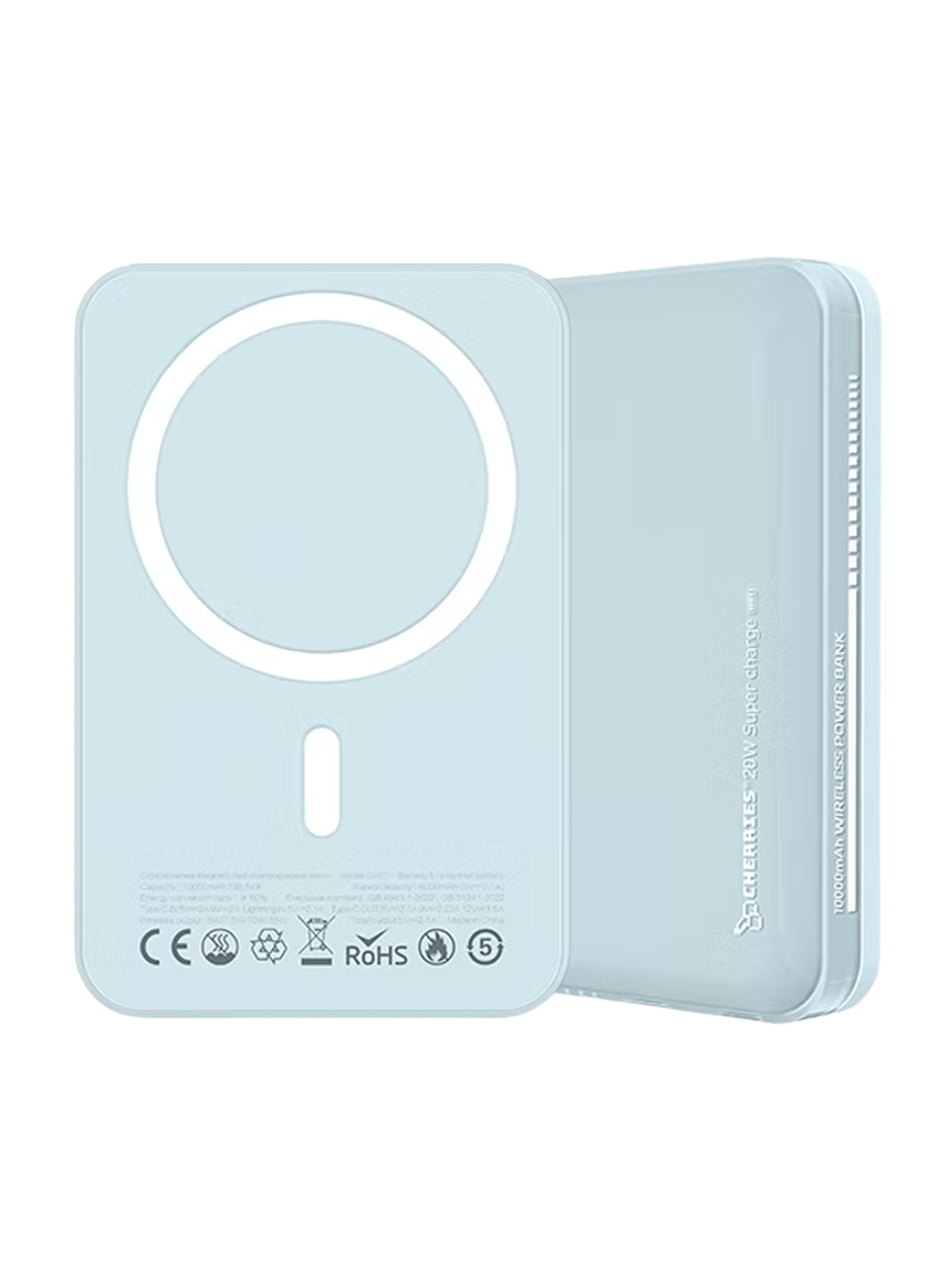 Cherries MagSafe Powerbank 10.000mAh – Ice Blue
