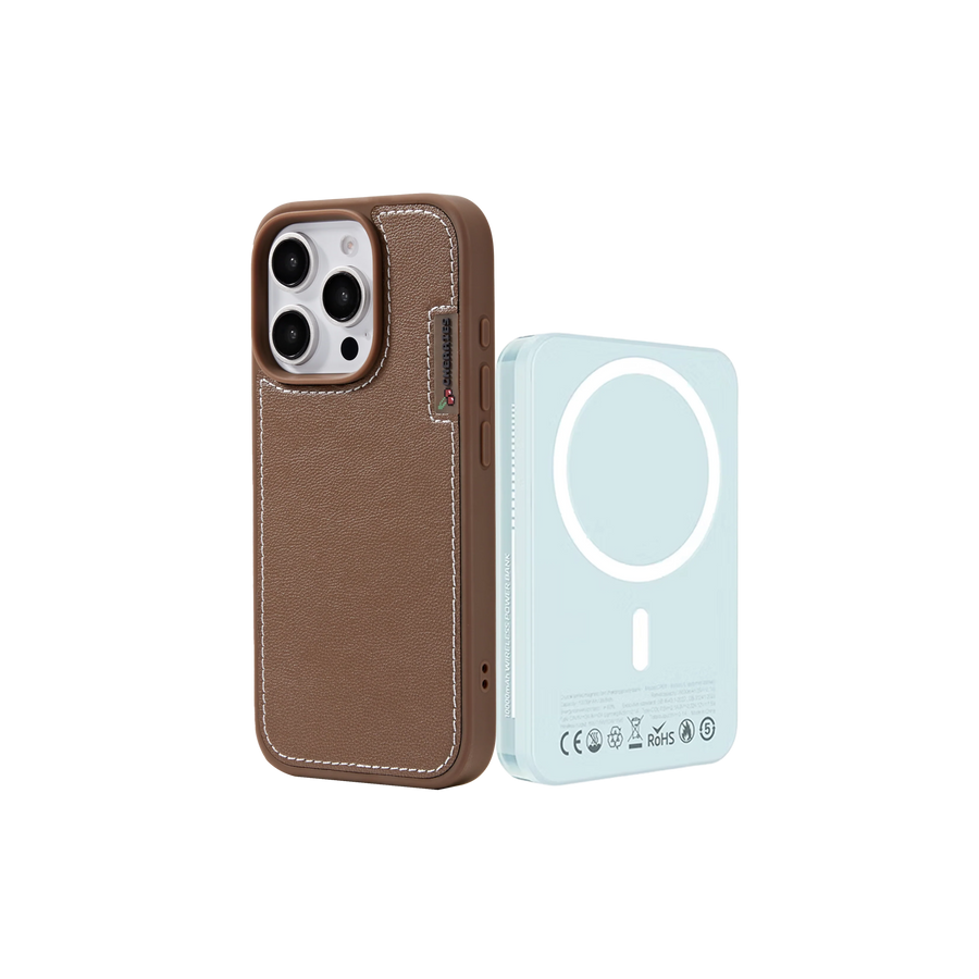 Eco-bean Coffee Brown Cover + MAGSAFE CHARGER