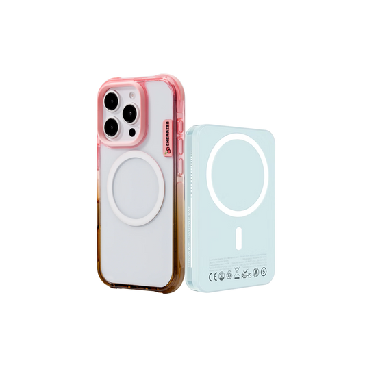Defender Pink Olive  Cover + MAGSAFE CHARGER