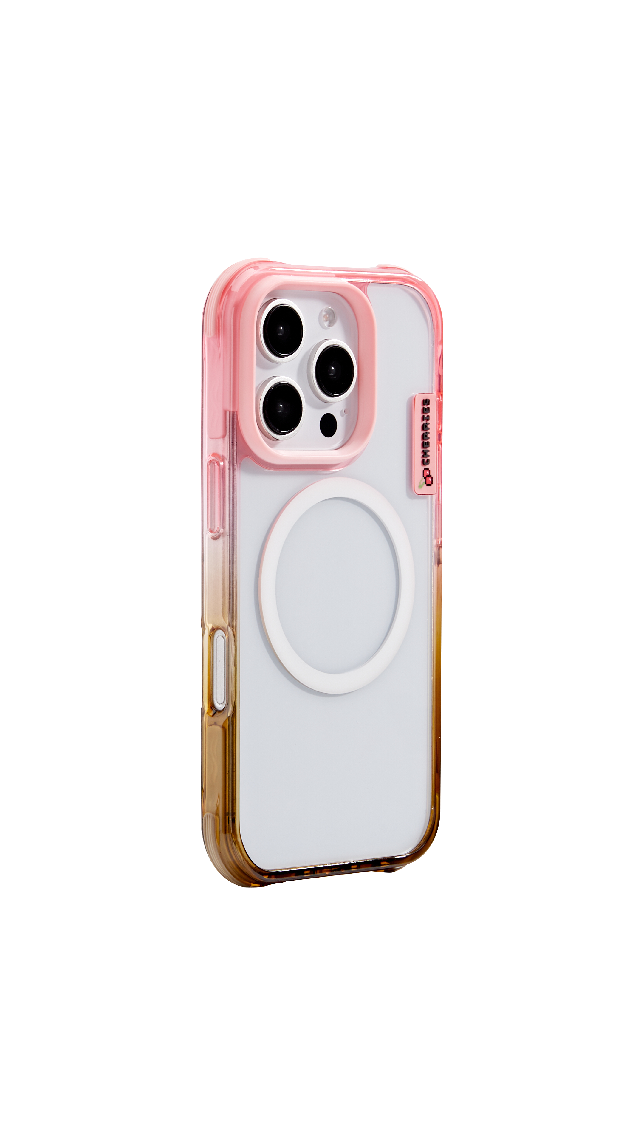 CHERRIES Defender MagSafe Case –  Pink Olive