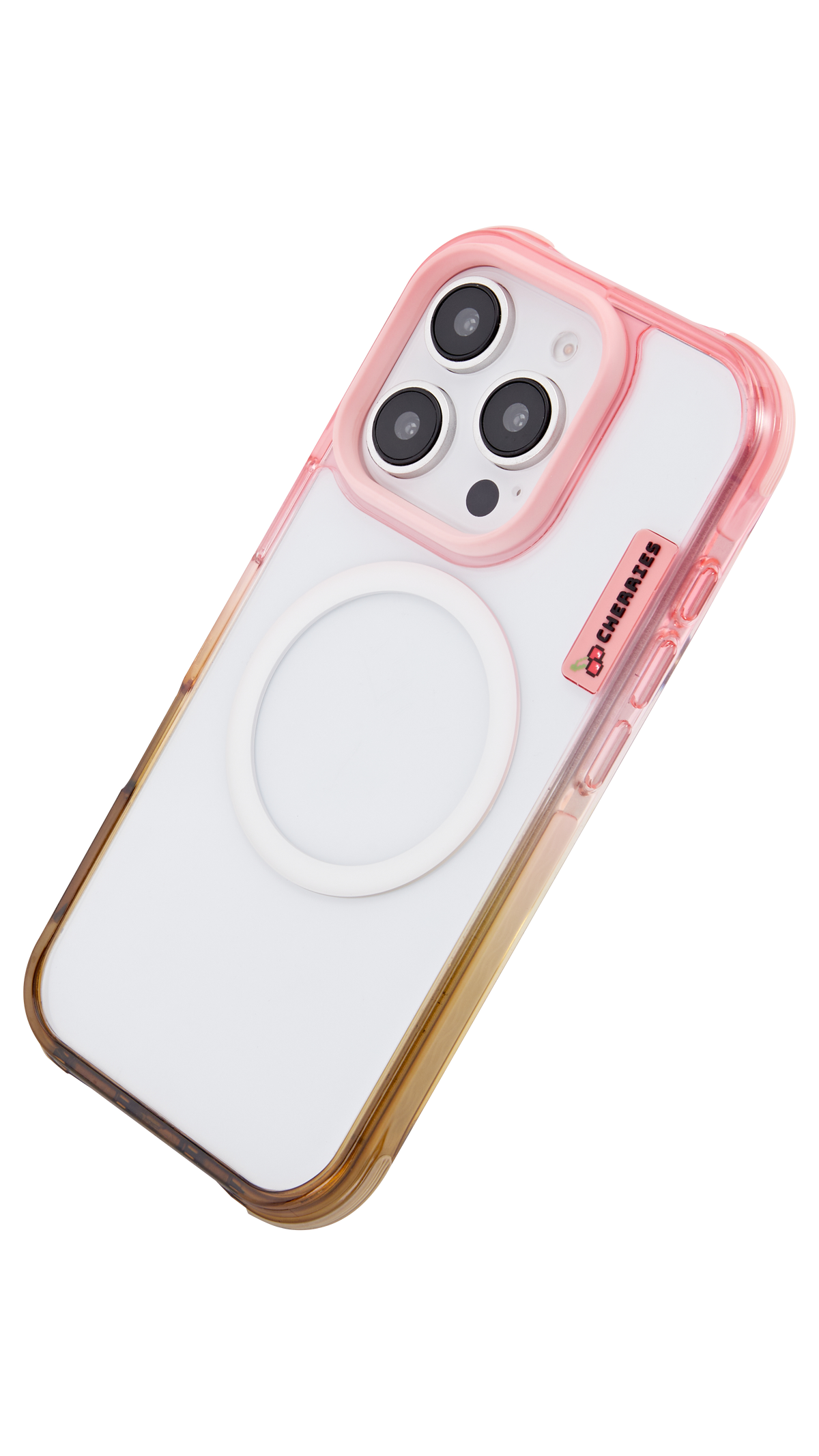 CHERRIES Defender MagSafe Case –  Pink Olive