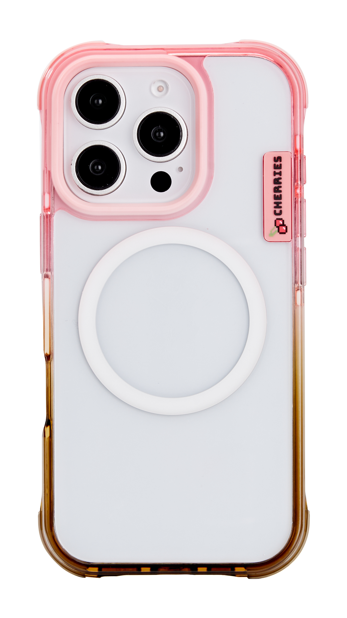 CHERRIES Defender MagSafe Case –  Pink Olive