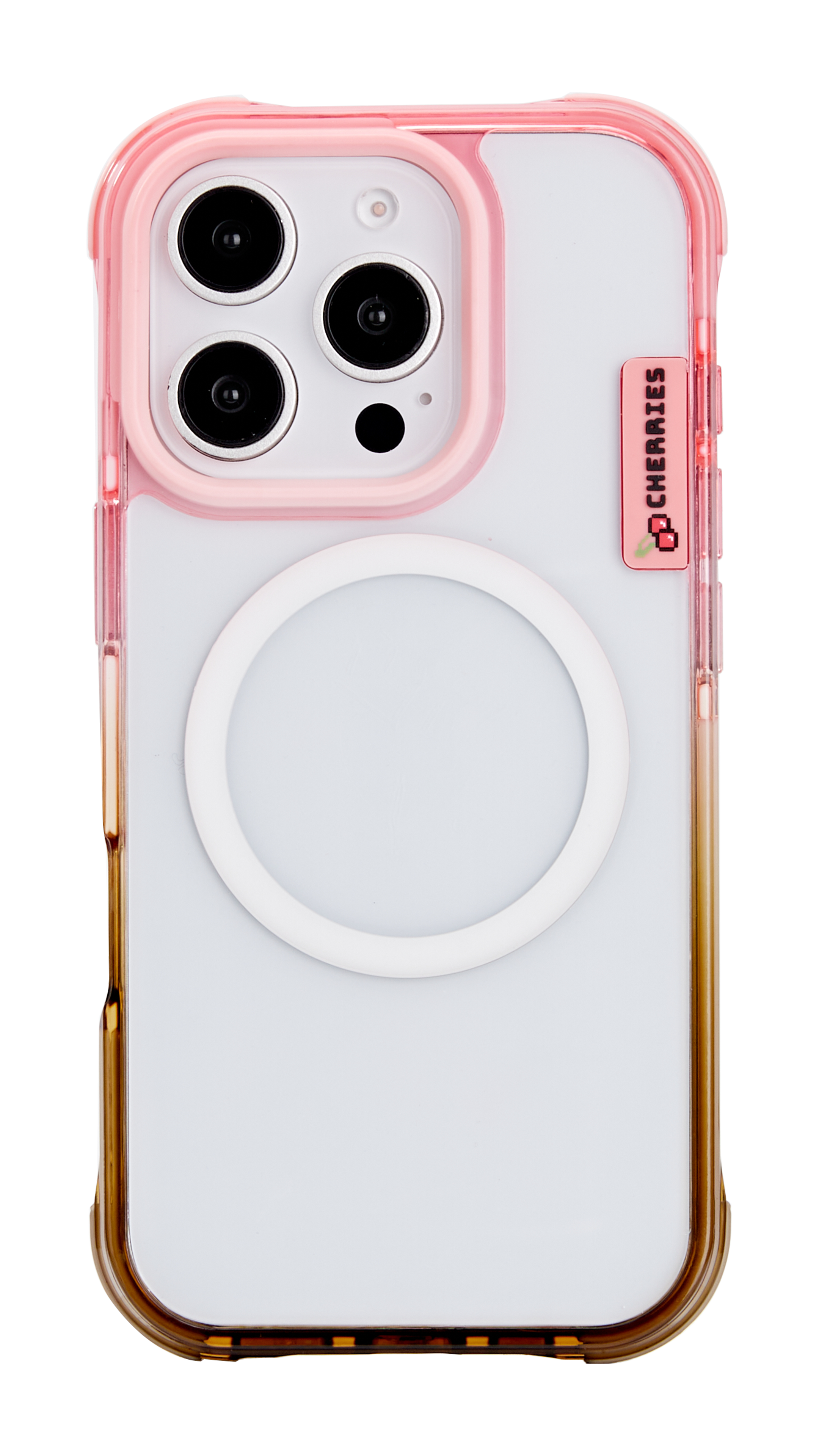 CHERRIES Defender MagSafe Case –  Pink Olive