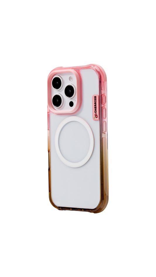 CHERRIES Defender MagSafe Case –  Pink Olive