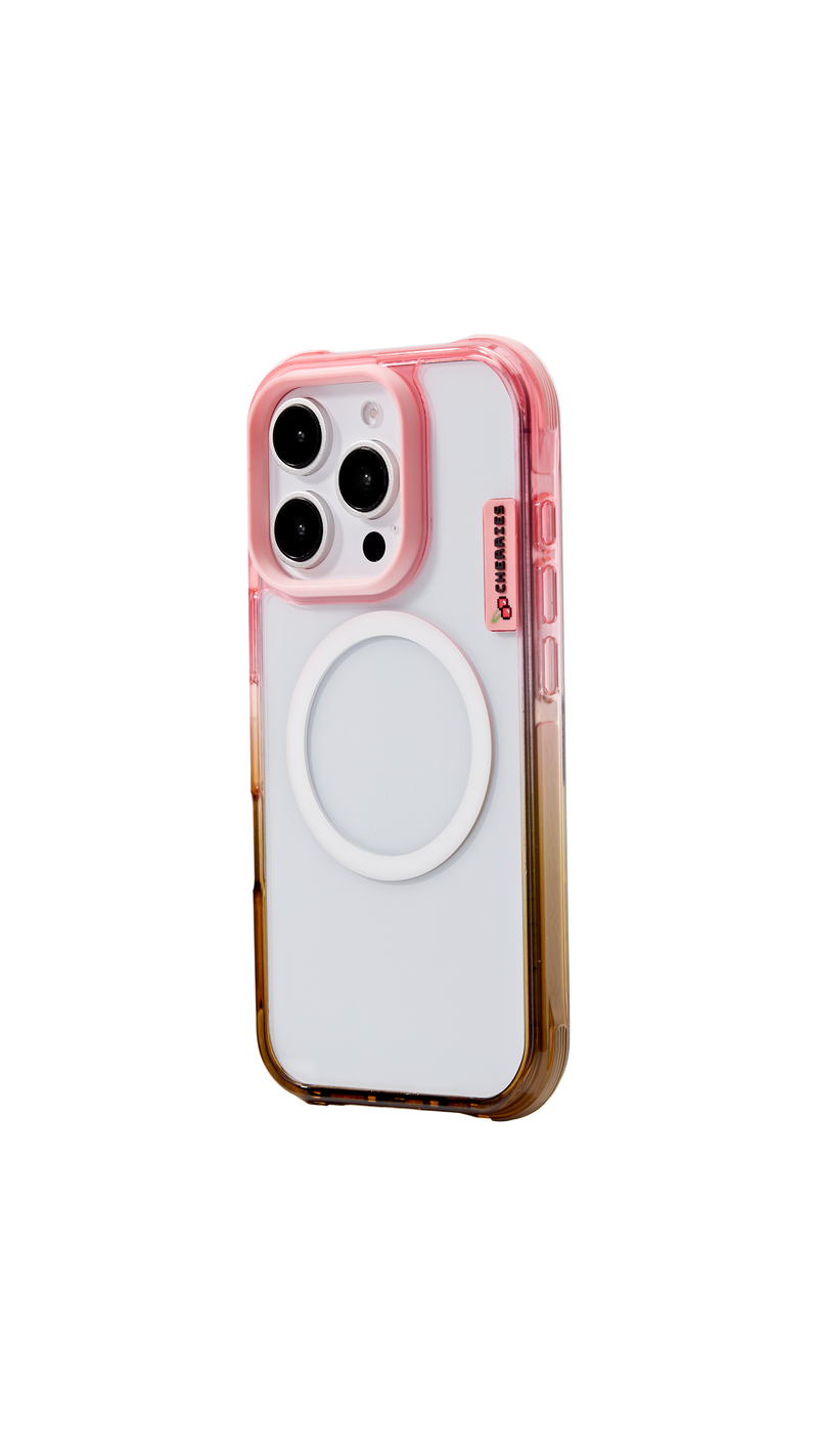 CHERRIES Defender MagSafe Case –  Pink Olive