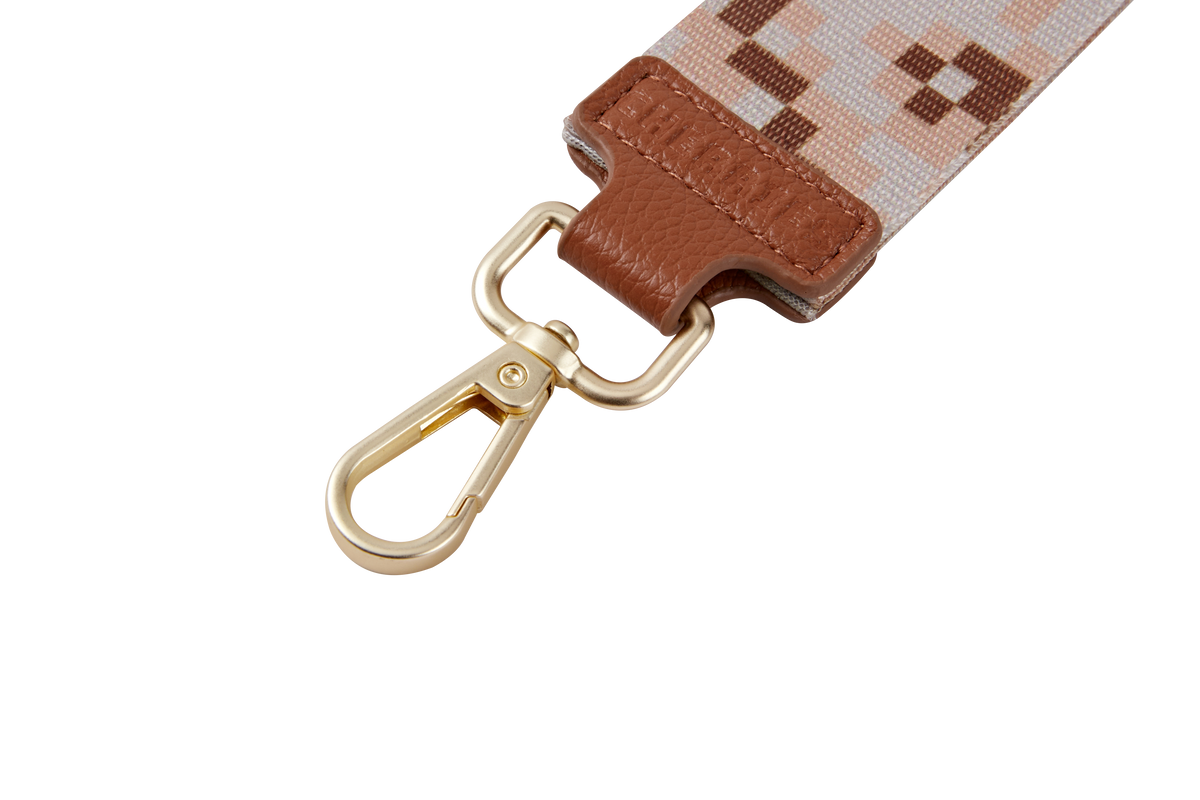 Cherries Wrist Loop – Brown