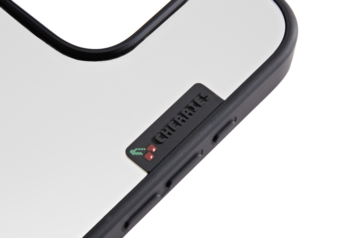 CHERRIES Mirror MagSafe Case – Black