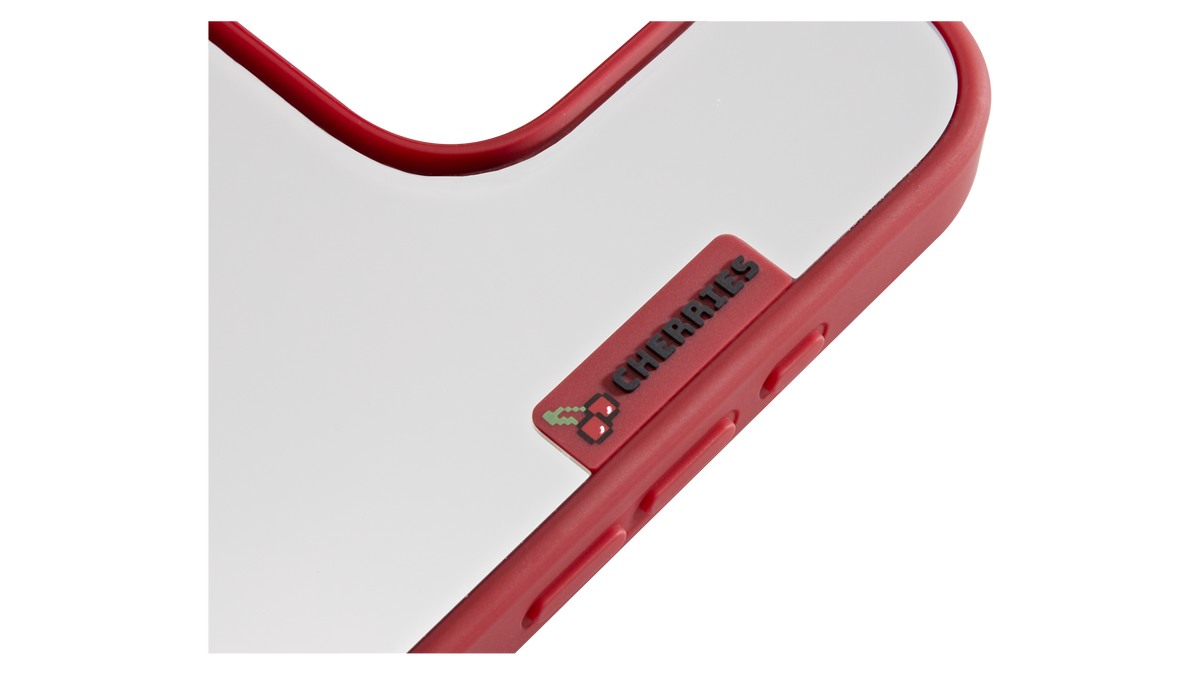 CHERRIES Mirror MagSafe Case – Cherry Red