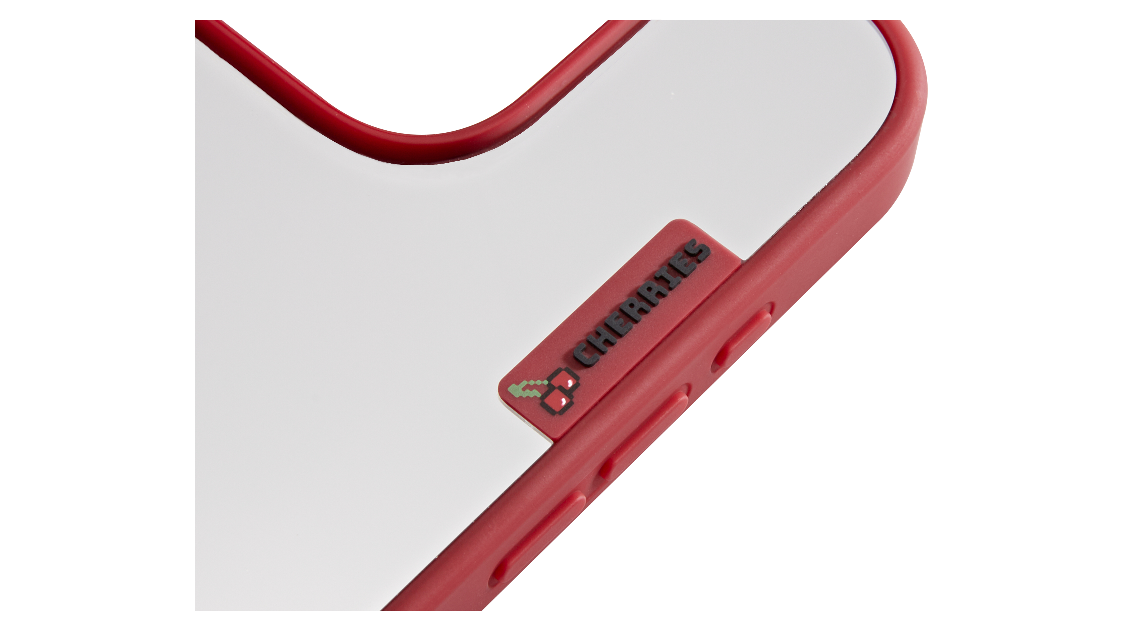 CHERRIES Mirror MagSafe Case – Cherry Red
