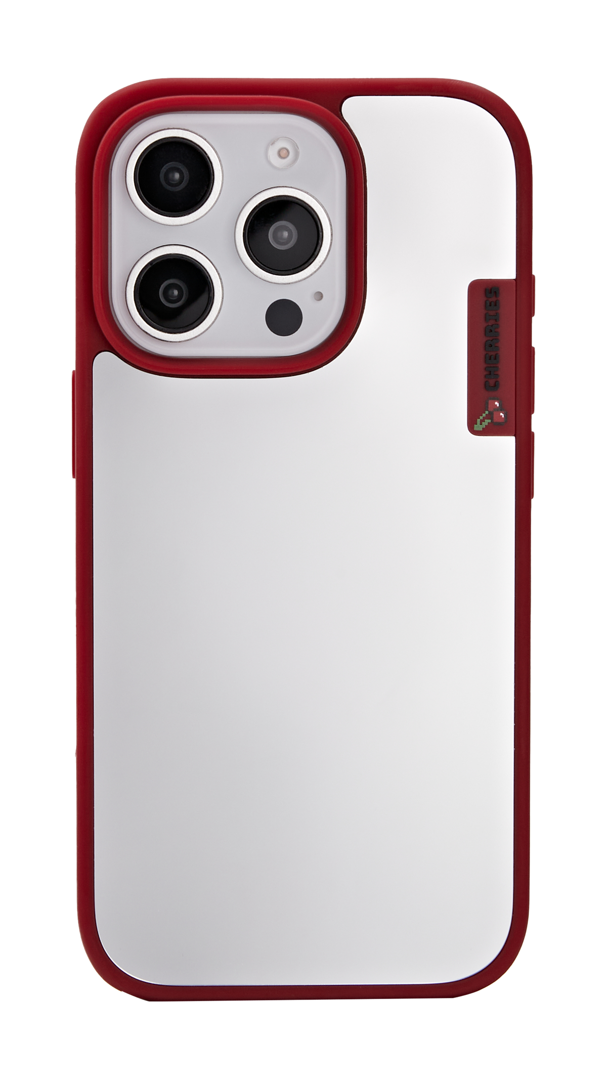 CHERRIES Mirror MagSafe Case – Cherry Red