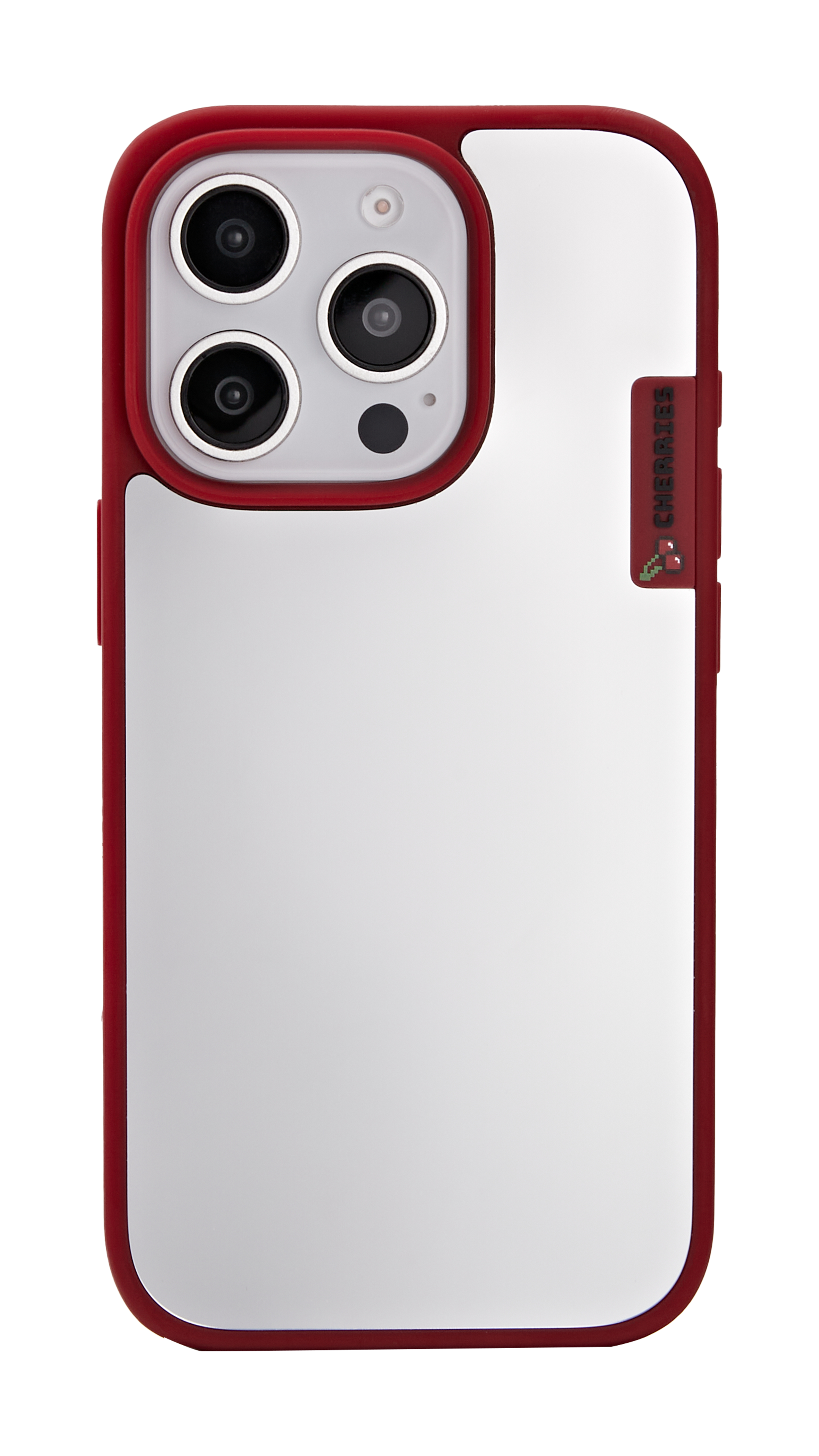 CHERRIES Mirror MagSafe Case – Cherry Red